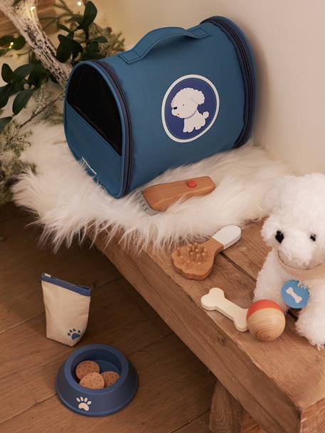 Peluche animal de compagnie + accessoires en bois FSC® bleu 7 - vertbaudet enfant 