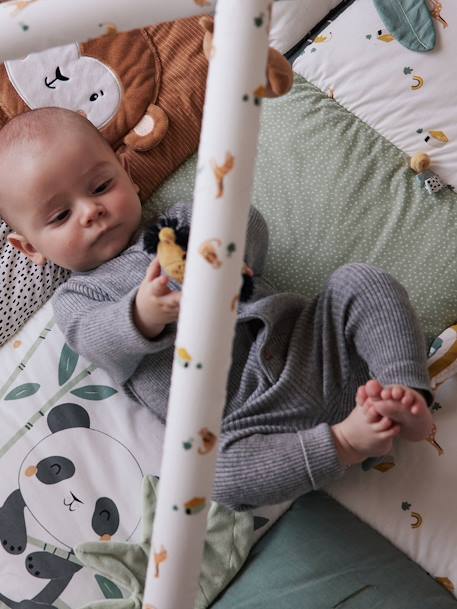 Tapis d'éveil moelleux et évolutif TANZANIE blanc 2 - vertbaudet enfant 