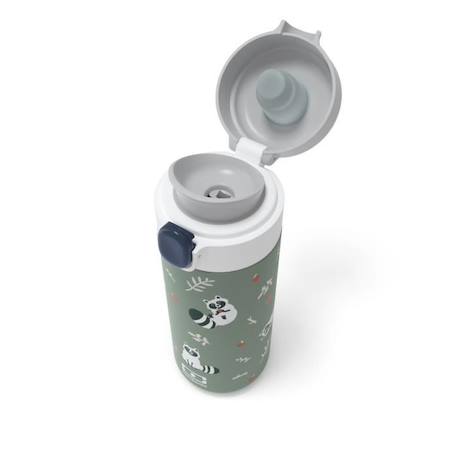 MONBENTO - Gourde Isotherme - Petite Gourde Hermétique 360ml - Garde au Chaud/Froid jusqu'à 12h - MB Pop Vert Raccoon VERT 3 - vertbaudet enfant 