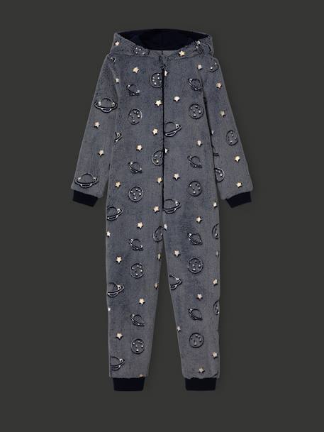 Combi-pyjama espace phosphorescent garçon marine 5 - vertbaudet enfant 