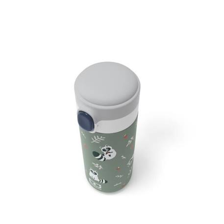 MONBENTO - Gourde Isotherme - Petite Gourde Hermétique 360ml - Garde au Chaud/Froid jusqu'à 12h - MB Pop Vert Raccoon VERT 2 - vertbaudet enfant 