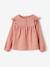 Pyjama long fille noël en gaze de coton blush 2 - vertbaudet enfant 