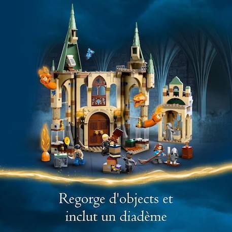 LEGO® Harry Potter 76413 Poudlard : la Salle sur Demande, Jouet Château avec Figurine Serpent de Feu BLEU 4 - vertbaudet enfant 