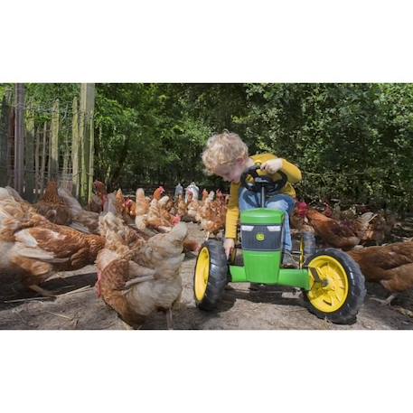 Kart à pédales BERG Buzzy John Deere - Jaune/Orange - Pour Enfant de 2 à 5 ans JAUNE 4 - vertbaudet enfant 