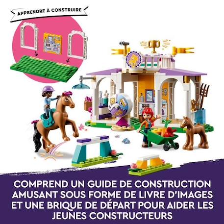 LEGO® Friends 41746 Le Dressage Équestre, Jouet de Chevaux et Poney, Cadeau Enfants 4 Ans VIOLET 5 - vertbaudet enfant 