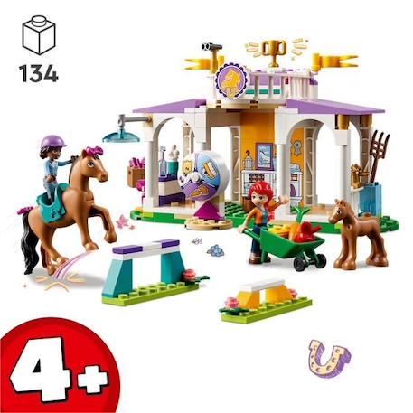LEGO® Friends 41746 Le Dressage Équestre, Jouet de Chevaux et Poney, Cadeau Enfants 4 Ans VIOLET 2 - vertbaudet enfant 