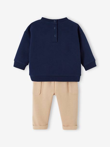 Ensemble de Noël bébé : sweat + pantalon et son coffret marine 3 - vertbaudet enfant 