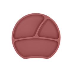 Puériculture-Repas-Assiette ventouse en silicone - KINDSGUT - rose foncé - Mixte - Enfant - 6 mois