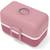 Lunch Box Enfant - Boîte Repas et/ou Goûter 3 Compartiments - Idéal Ecole/Parc - Sans BPA - MB Tresor Rose Blush - MONBENTO ROSE 1 - vertbaudet enfant 