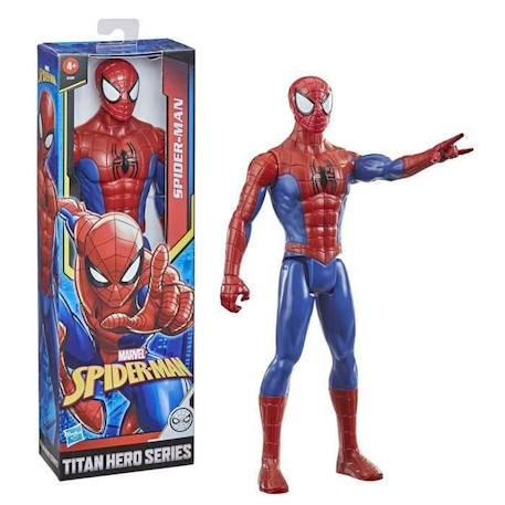 Figurine Spider-Man 30 cm - Titan Hero Series - MARVEL  SPIDER-MAN BLEU 3 - vertbaudet enfant 