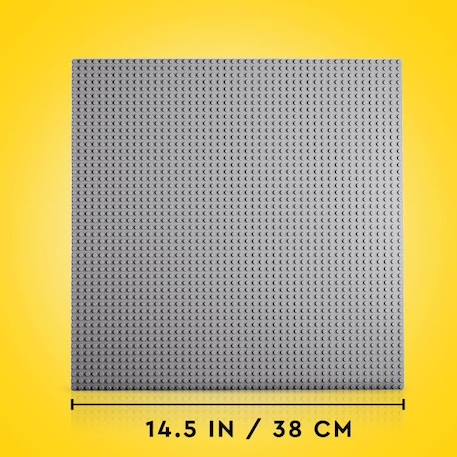 LEGO® 11024 Classic La Plaque De Construction Grise 48x48, Socle de Base pour Construction, Assemblage et Exposition GRIS 3 - vertbaudet enfant 