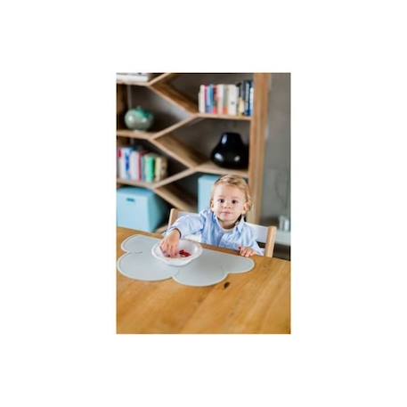 Set de table en forme de nuage en silicone - taupe MARRON 2 - vertbaudet enfant 