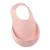 Béaba Repas Bavoir Silicone Vieux Rose ROSE 1 - vertbaudet enfant 