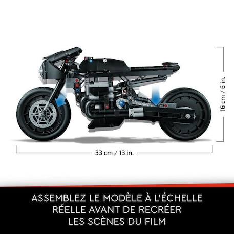 LEGO® Technic 42155 Le Batcycle de Batman, Construction de Maquette, Jouet de Moto, Collection BLANC 5 - vertbaudet enfant 