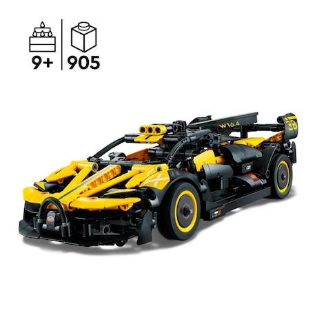 LEGO® Technic 42151 Le Bolide Bugatti, Jouet de Voiture, de Course, Maquette à Construire BLANC 3 - vertbaudet enfant 