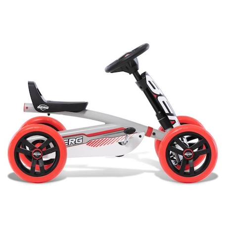 Kart à pédales Buzzy Beatz - BERG Toys - 4 roues - Pneus EVA silencieux ROUGE 2 - vertbaudet enfant 