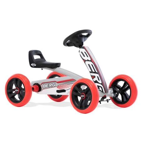 Kart à pédales Buzzy Beatz - BERG Toys - 4 roues - Pneus EVA silencieux ROUGE 1 - vertbaudet enfant 