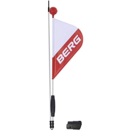 Drapeau de sécurité XS pour GO2 - BERG TOYS - Blanc Rouge - Mixte - Extérieur - 3 ans BLANC 2 - vertbaudet enfant 