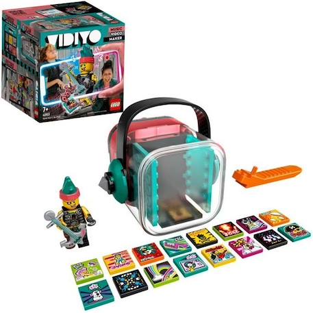 LEGO® 43103 VIDIYO™ Punk Pirate BeatBox Créateur de Clip Vidéo Musique, Jouet Musical, Appli Set de Réalité Augmentée avec Figurine BLEU 1 - vertbaudet enfant 