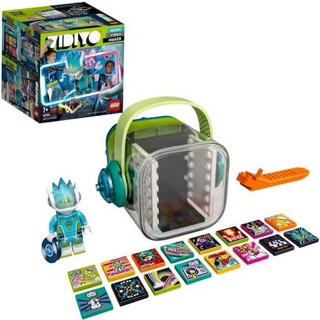 LEGO® 43104 VIDIYO™ Alien DJ BeatBox Créateur de Clip Vidéo Musique, Jouet Musical, Appli Set de Réalité Augmentée avec Figurine VERT 1 - vertbaudet enfant 