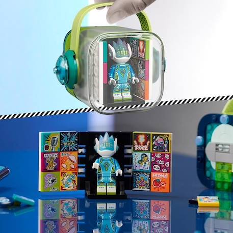 LEGO® 43104 VIDIYO™ Alien DJ BeatBox Créateur de Clip Vidéo Musique, Jouet Musical, Appli Set de Réalité Augmentée avec Figurine VERT 3 - vertbaudet enfant 