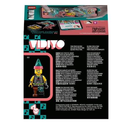 LEGO® 43103 VIDIYO™ Punk Pirate BeatBox Créateur de Clip Vidéo Musique, Jouet Musical, Appli Set de Réalité Augmentée avec Figurine BLEU 5 - vertbaudet enfant 