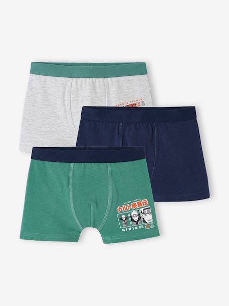 Garçon-Lot de 3 boxers Naruto Uzumaki®