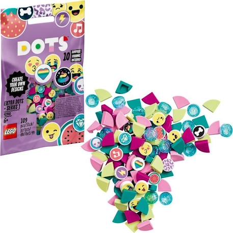 LEGO® DOTS Tuiles de décoration DOTS - Série 1 VERT 2 - vertbaudet enfant 