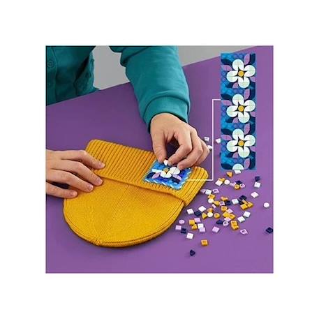 LEGO® 41955 DOTS Plaque à Coudre, Loisir Manuelle DIY, Badge Personnalisé Pour Vêtements ou Accessoires BLEU 4 - vertbaudet enfant 