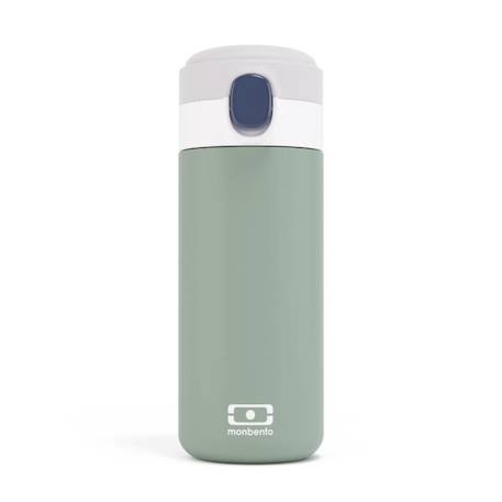 Garçon-Accessoires-MONBENTO - Gourde Isotherme - Petite Gourde Hermétique 360ml - Garde au Chaud/Froid jusqu'à 12h - MB Pop Vert Natural