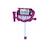 Microphone La Reine des Neiges 2 sur pied ajustable lumineux avec enceinte, 2 micros et effets vocaux - LEXIBOOK VIOLET 4 - vertbaudet enfant 