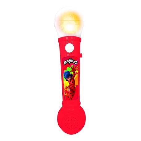 Microphone Lumineux - LEXIBOOK - Miraculous - Effets Sonores et Mélodies - Rouge - Pour Enfant ROUGE 2 - vertbaudet enfant 