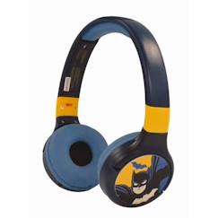 -Casque Bluetooth et Filaire Batman pour enfants avec limitation de son - LEXIBOOK