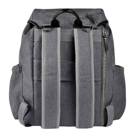 BÉABA Sac Vancouver, Sac à dos à langer, Dark Grey GRIS 4 - vertbaudet enfant 