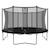 BERG - Favorit trampoline Regular 380 cm black + Safety Net Comfort NOIR 1 - vertbaudet enfant 