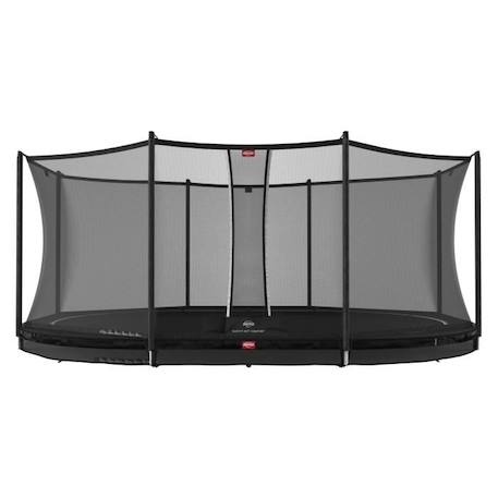 Trampoline BERG Grand Favorit InGround 520 cm - Noir - Métal - Oval - Sécurité renforcée NOIR 1 - vertbaudet enfant 