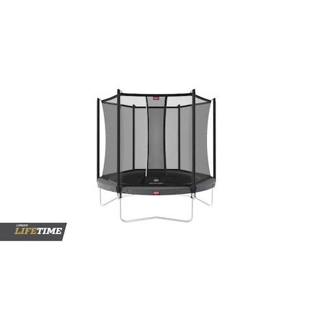 Trampoline BERG Favorit Regular 330 Grey + Safety Net Comfort GRIS 1 - vertbaudet enfant 