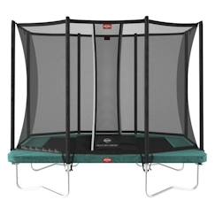 Jouet-Jeux de plein air-Trampolines-BERG - Trampoline Ultim Favorit trampoline Regular 280 cm green + Safety Net Comfort