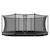 Trampoline BERG Grand Favorit InGround 520 Grey et Safety Net Comfort GRIS 1 - vertbaudet enfant 