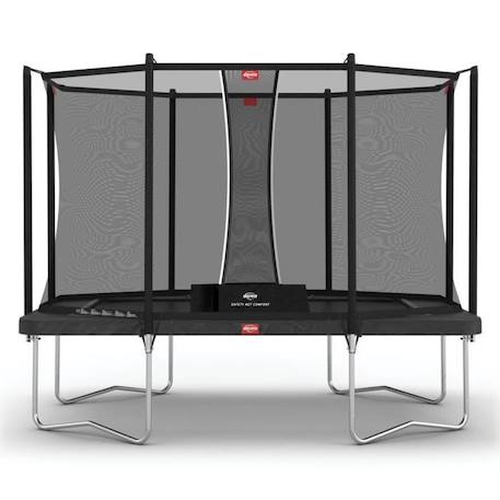 BERG - Trampoline Ultim Favorit Regular 330 Grey + Safety Net Comfort GRIS 1 - vertbaudet enfant 