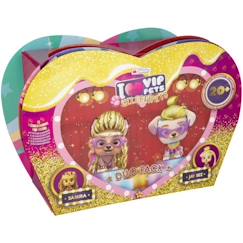 Jouet-Duo Pack CelebriPets - IMC TOYS - I Love VIP Pets - Rose - A partir de 3 ans - 10 accessoires premium