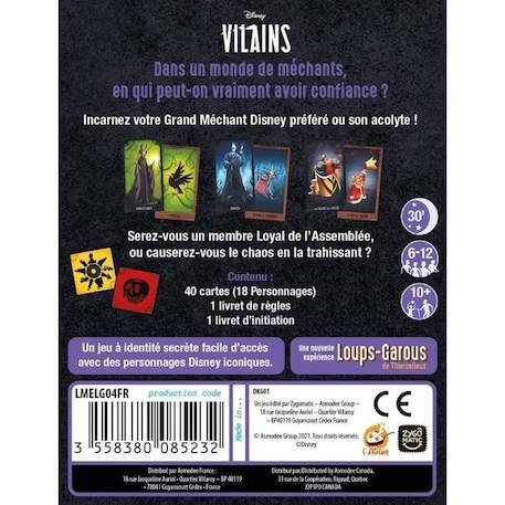 Lui-même | Loups-garous de Thiercelieux : L'Assemblée des Vilains | Jeu de société | À partir de 10 ans | 6 à 12 joueurs | 30 VIOLET 2 - vertbaudet enfant 