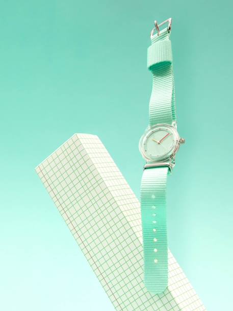 Montre enfant Et'Tic MILLOW bleu océan+framboise+vert 6 - vertbaudet enfant 