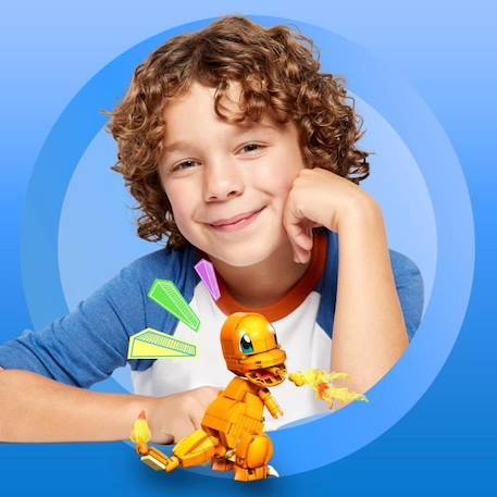 Mega Construx - Pokémon - Salamèche - jouet de construction - 7 ans et + ORANGE 4 - vertbaudet enfant 