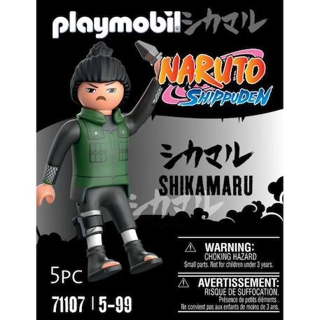 PLAYMOBIL 71107 Shikamaru Naruto VERT 3 - vertbaudet enfant 