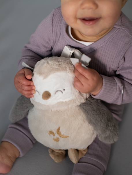 Peluche aide au sommeil lumineuse et sonore Deluxe TOMMEE TIPPEE Ollie la chouette gris 6 - vertbaudet enfant 