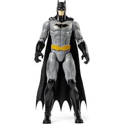 Jouet-Jeux d'imagination-Figurines, mini mondes, héros et animaux-Figurine Batman Gris Rebirth 30cm - DC Comics - Univers héros