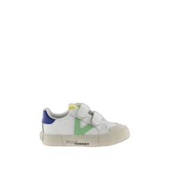 Chaussures-Chaussures fille 23-38-Basket Scratch Enfant - VICTORIA - Vert - A scratch - Plat