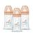 Lot de 3 Biberons DODIE Anti-Colique Sensation+ - Verre - 270ml - 0-6 Mois - Tétine plate - Débit 2 BEIGE 1 - vertbaudet enfant 