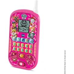 Jouet-VTECH - PAT PATROUILLE - Smartphone Éducatif Rose - 6 activités éducatives - Appels et messages vocaux